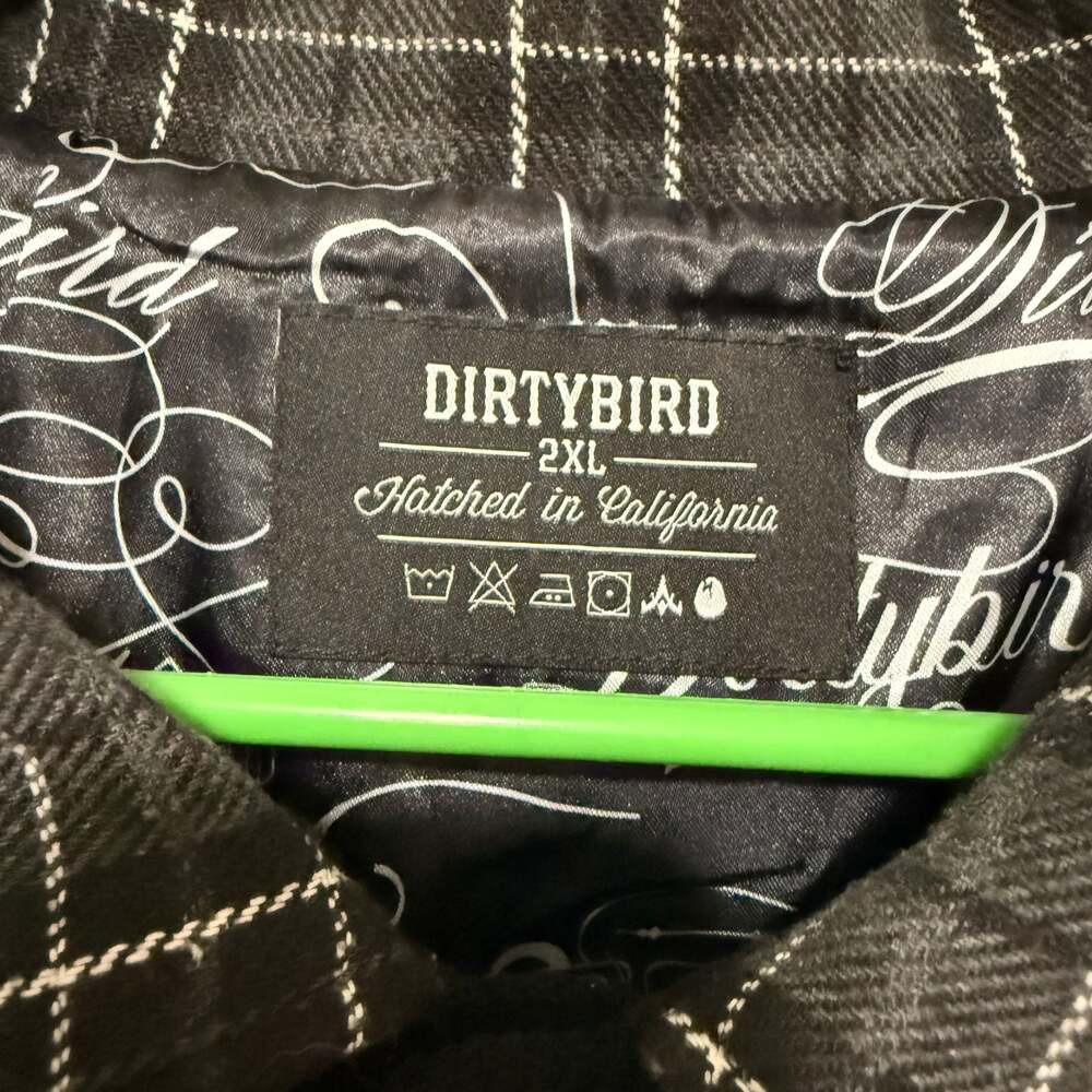 Dirtybird Corduroy California Button Up All Over Brand Jacket - Picture 4 of 6